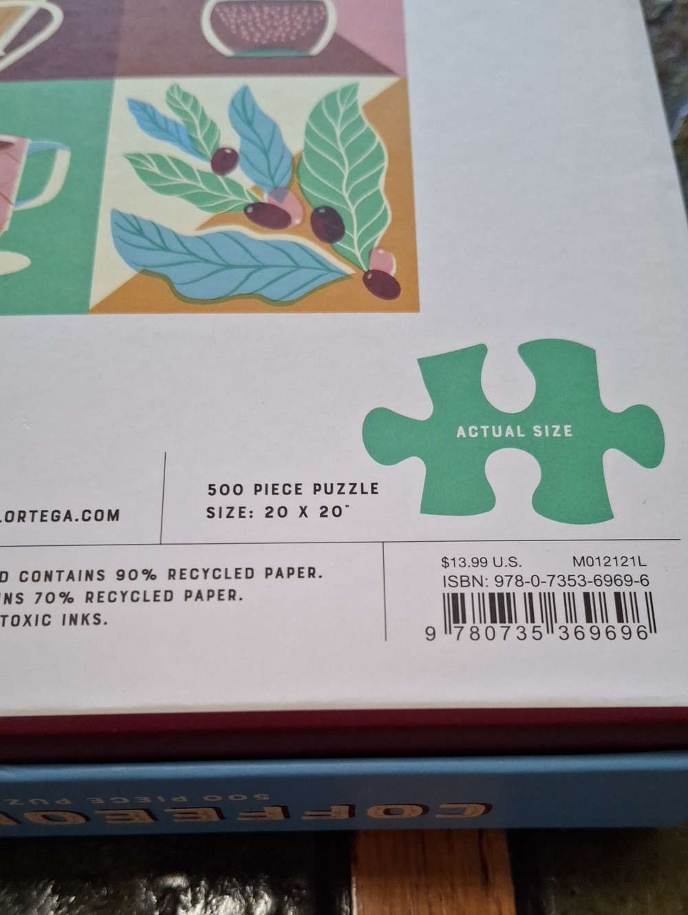 Coffee-Themed 500-Piece Puzzle - Picture 3 of 4